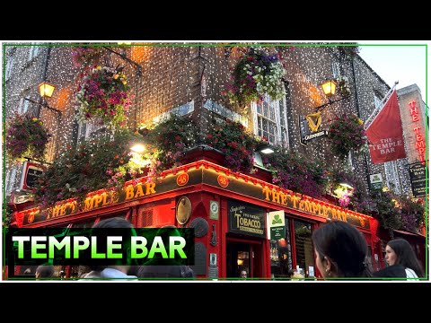 Vidéo: Quartier Temple Bar de Dublin