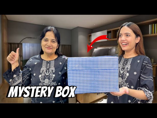 Mother’s day Special😍|Mystery Box per Mama ka Reaction |Sistrology class=