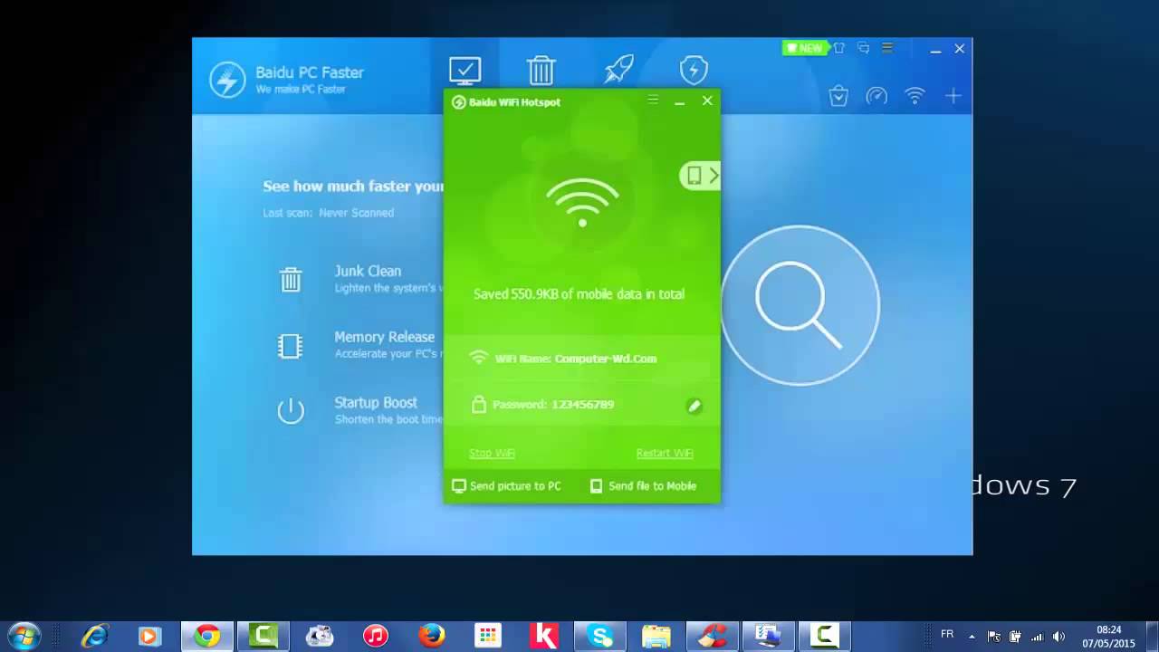 برنامج Baidu Wifi Hotspot الافضل في تحويل جهازك الي راوتر وايرلس