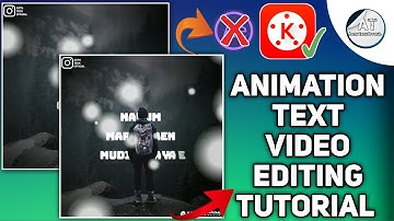 kinemaster new trending video editing tutorial | after effects editing | Animation text