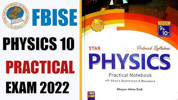 Physics 10 Practical Exam 2022