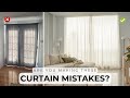 5 rules for hanging curtains  common mistakes to avoid