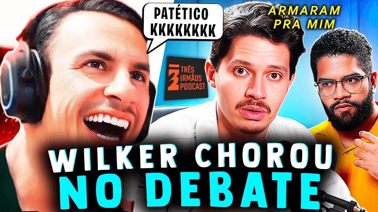 SUPER XANDÃO REAGINDO - WILKER LEÃO CHORA EM DEBATE COM JONES MANOEL E ACUSA APRESENTADORES