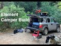 Honda Element AWD Camper Build. Solar, Fridge and High Capacity Battery.