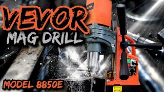 Huge Improvement From The Older Model!  VEVOR Tools MAG Drill Review Model 8850e It's pretty Awesome