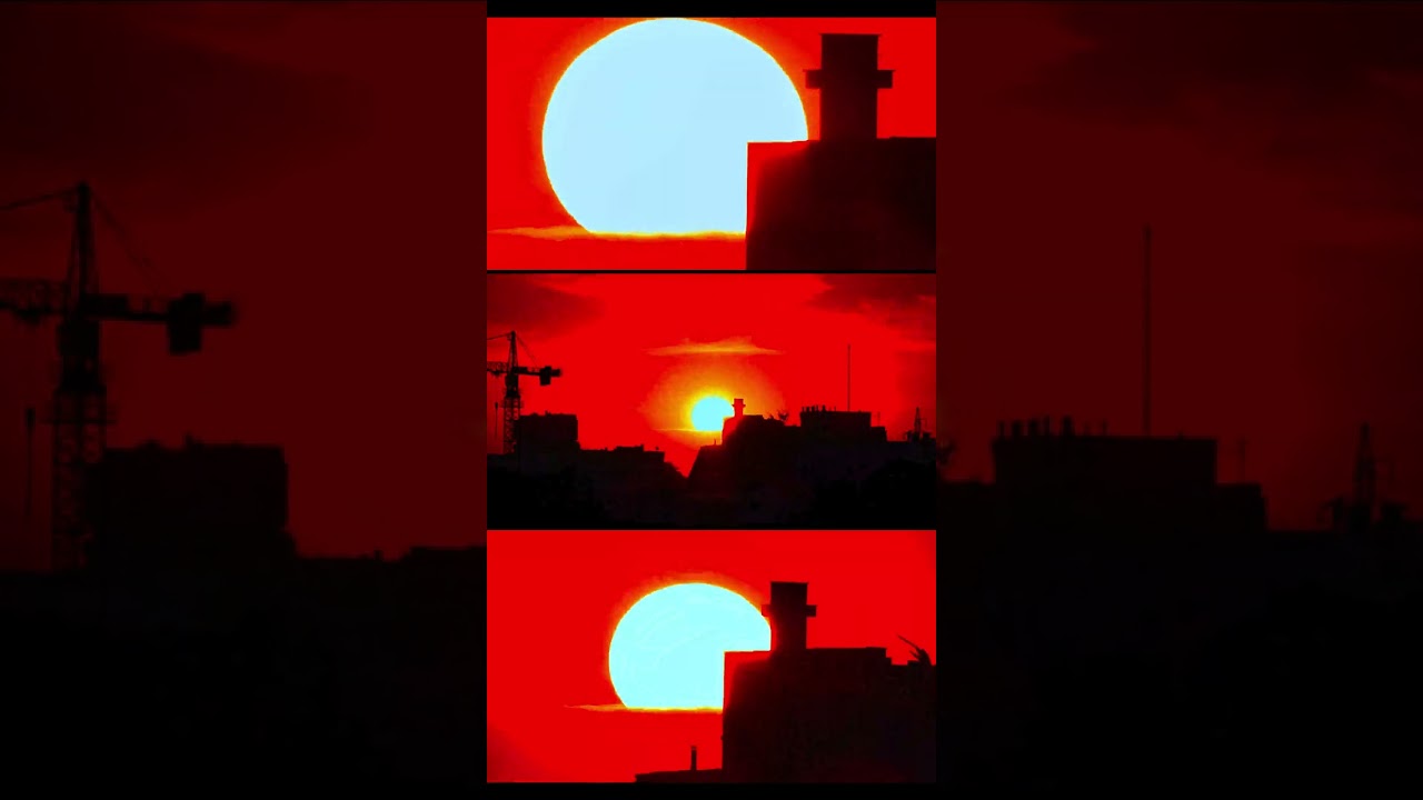 Burning Sky Over Poznań