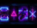Cyberpunk Hi-Tech Glitch Neon Mobile Background Videos Pack | TikTok Background | Footages