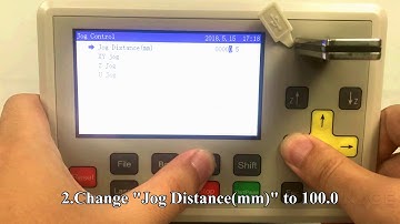 Adjust Z axis Jog Distance