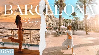 BARCELONA TRAVEL VLOG - spend the day walking around Barcelona with us!