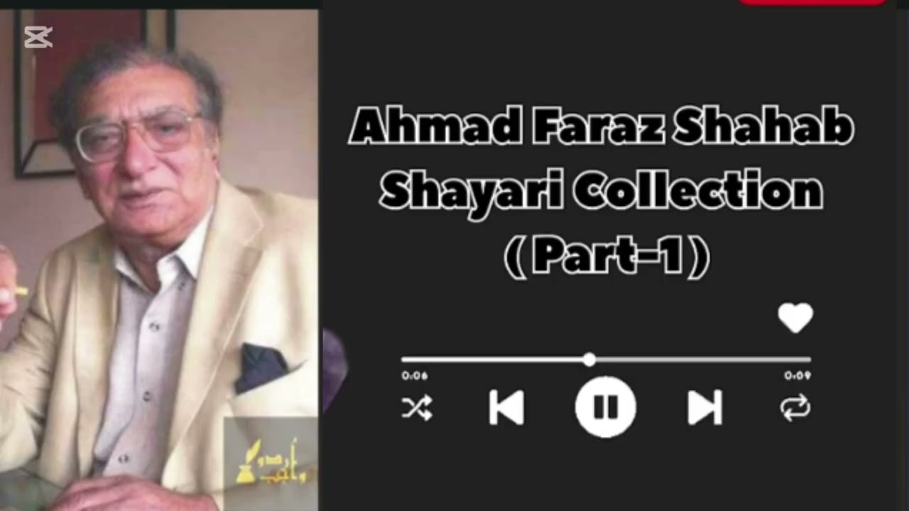 Tu Boht Dair Se Mila Hai Mujhe - Ahmad Faraz Poetry | Urdu Shayari /trending in whatsapp status 