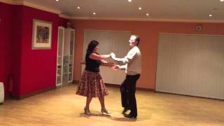 Salsa  Figure of 8 Turn double and single hold