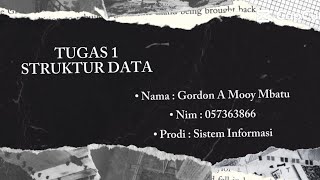 Tugas Praktik 1 Struktur Data – Deklarasi Variabel, Array, dan Linked List 