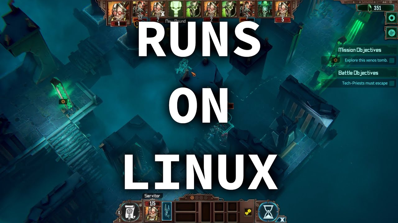 Warhammer 40,000: Mechanicus Runs on Linux [Native] - YouTube