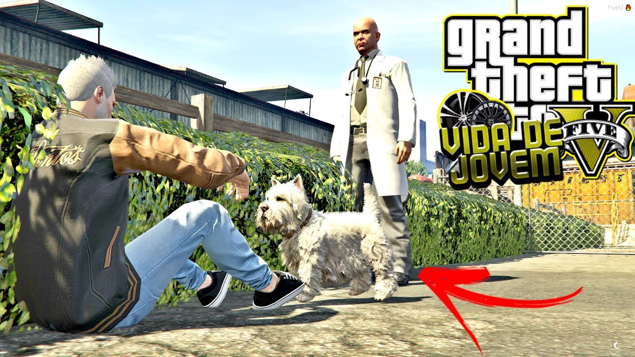 jogos friv GTA V: VIDA DE JOVEM | COMPREI um CACHORRO que tava INCORPORADO #EP.34