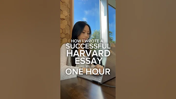 I wrote a successful college essay to Harvard in one hour (and here’s how)