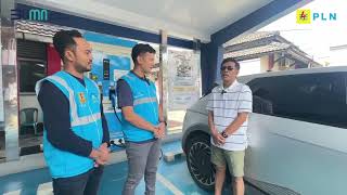 Testimoni Pelanggan SPKLU saat Charging EV di SPKLU PLN UP3 Kudus