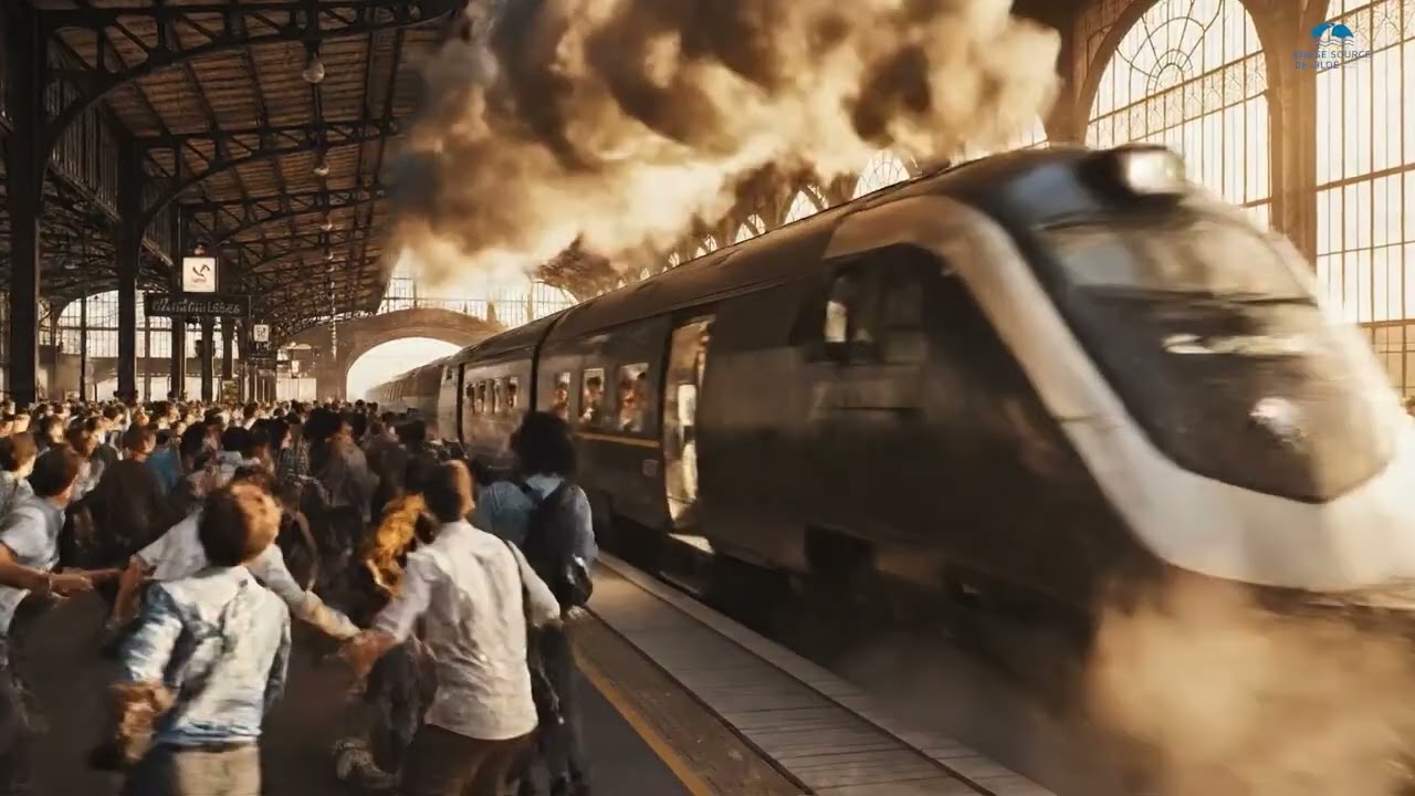 LE TRAIN DU CIEL, Voyage sur la terre - Poème chrétien - Emma Mendy