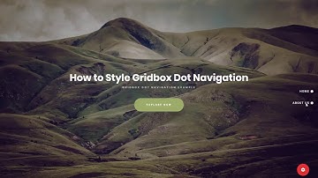 How to Style Dot Navigation with Joomla Website Builder Gridbox