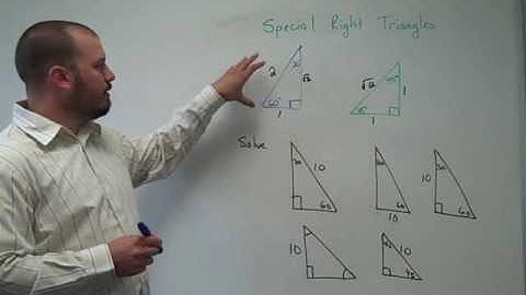 Special Right Triangles