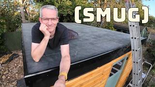 EPDM Rubber Roof For My Garden Workshop Build