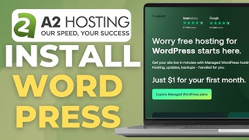 WordPress installeren op A2 Hosting (Snelle installatie)