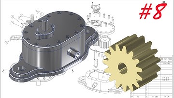 Học inventor cơ bản: Vẽ bơm dầu bằng inventor - Part 8