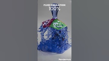 Minecraft Fluid Simulation in Blender! ☂️💦