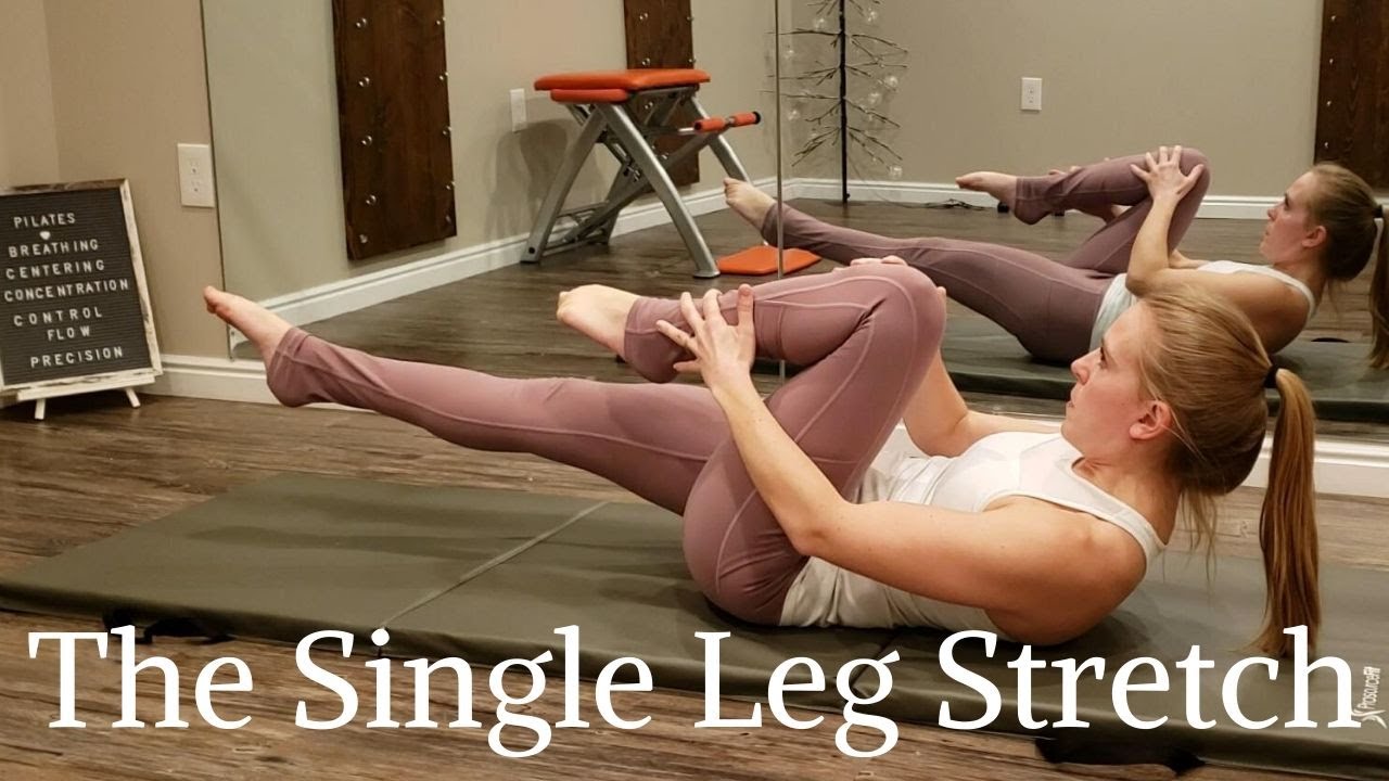 How to Do a pilates single leg stretch « Pilates :: WonderHowTo