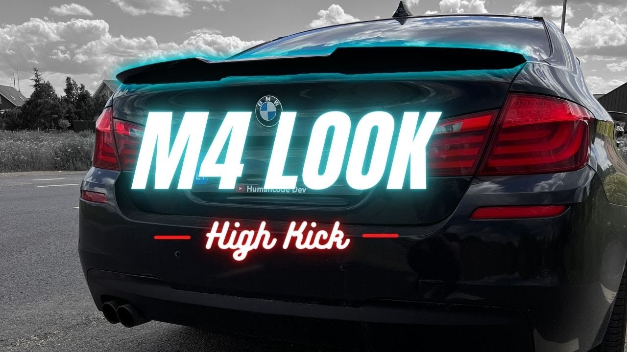 M4 Look High Kick Spoiler On BMW F10