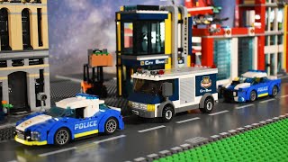 Lego Stop-Motion : City Bank Transporter Robbery!