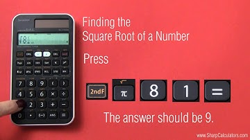 Tutorial: Roots for Sharp EL-510RNB