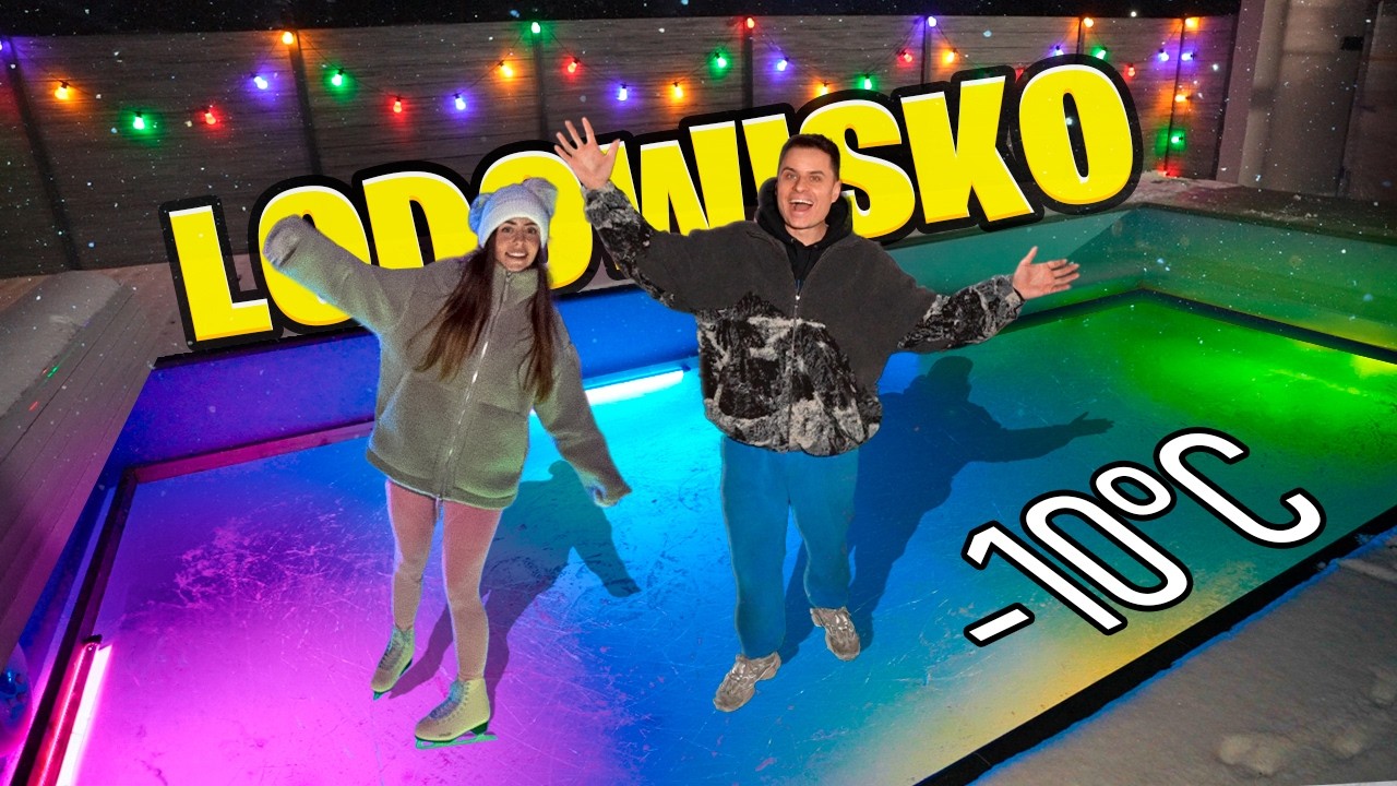 ZMIENIŁEM NASZ BASEN W NIESAMOWITE LODOWISKO!