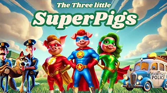 The Three Little SuperPigs: Defeating the Big Bad Wolf! 🐷