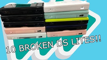 I Got 10 broken DS lites, Lets FIX THEM!