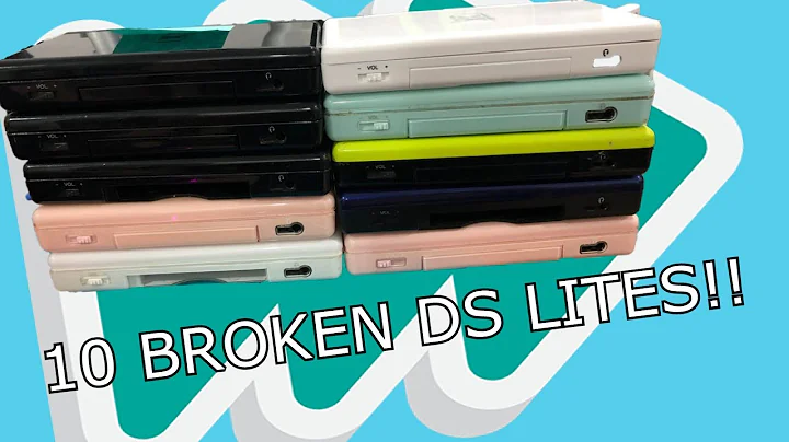I Got 10 broken DS lites, Lets FIX THEM!