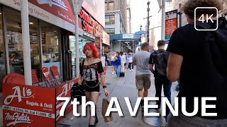 NEW YORK CITY Walking Tour [4K] - 7th AVENUE New York Walking Tour 7th Avenue Nyc 4