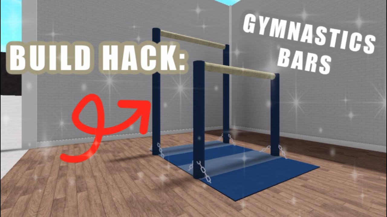 Gymnastic Bars Bloxburg Build Hack Youtube - how to make a gymnastics place on roblox