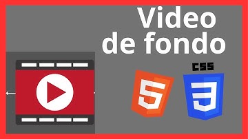 Como poner un video de fondo en html y css