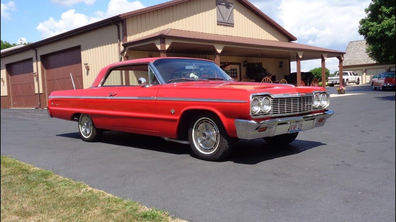1964 Chevrolet Chevy Impala SS 409 Engine 4 Speed In Red Ride On My 1964-chevrolet-chevy-impala-ss-409-engine-4-speed-in-red-ride-on-my