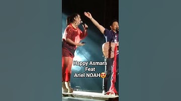 Momen Happy Asmara minta foto bareng Ariel NOAH #shorts