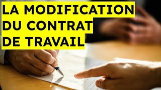 Force Obligatoire Et Modification Du Contrat De Travail Cours De Droit 022021