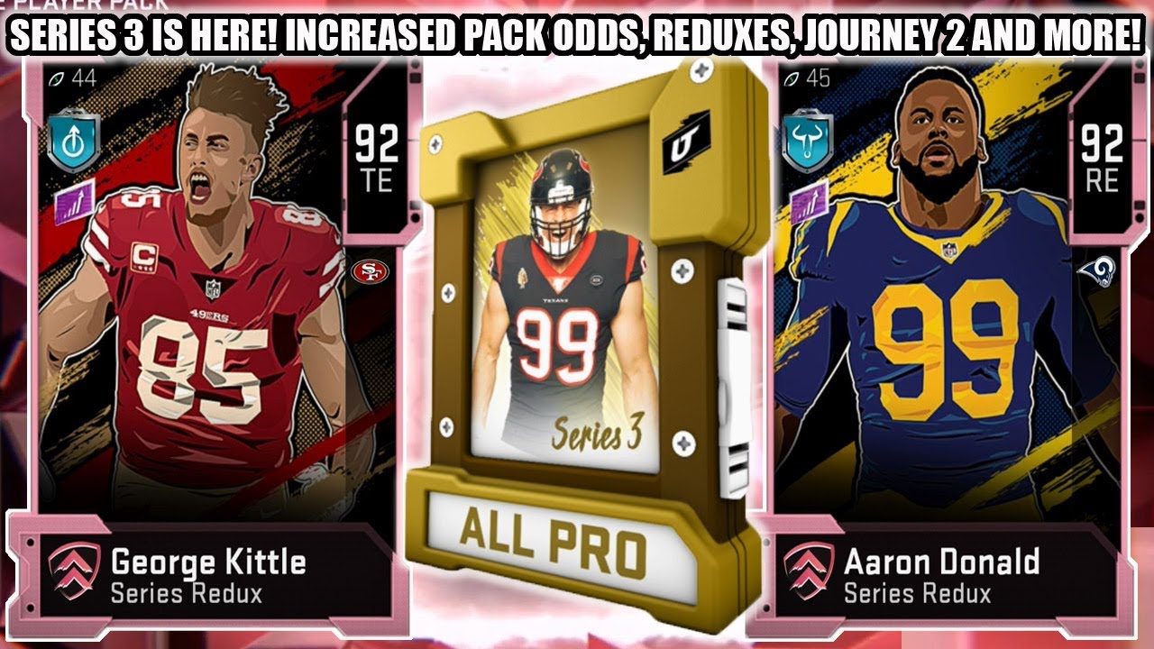 SERIES 3 IS HERE! INCREASED PACK ODDS, REDUX CARDS, JOURNEY 2 AND MORE! | MADDEN 20 ULTIMATE TEAM