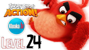Angry Birds Action - Level 24 Gameplay Walkthrough (3 Stars)