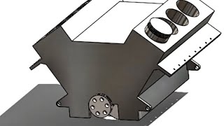 A V8 Engine 3D Design on SolidWorks! 