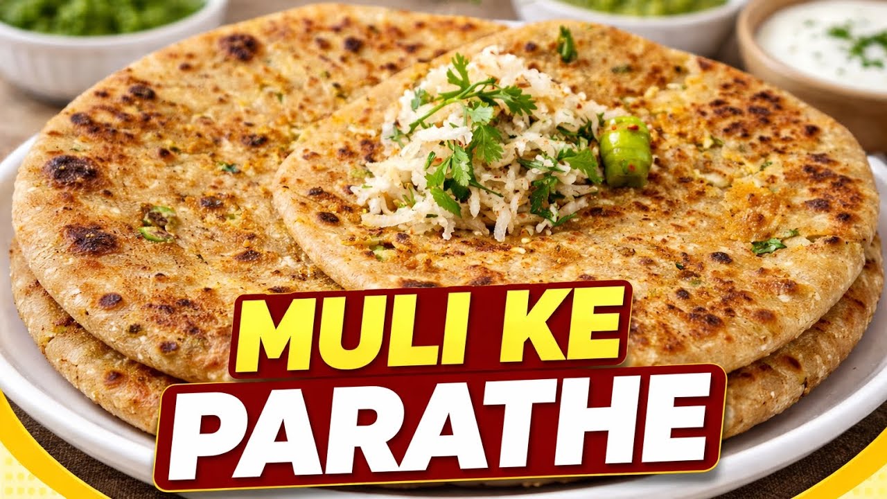 Crispy Muli Paratha Recipe | North Indian Breakfast Special | support |
