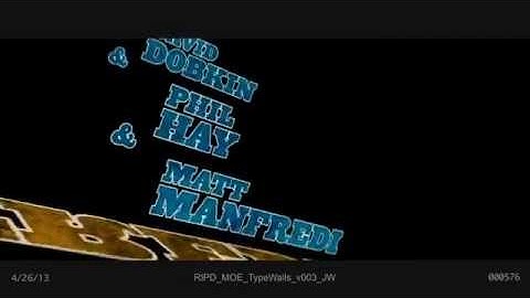 R.I.P.D. - TypeWalls Concept - Picture Mill