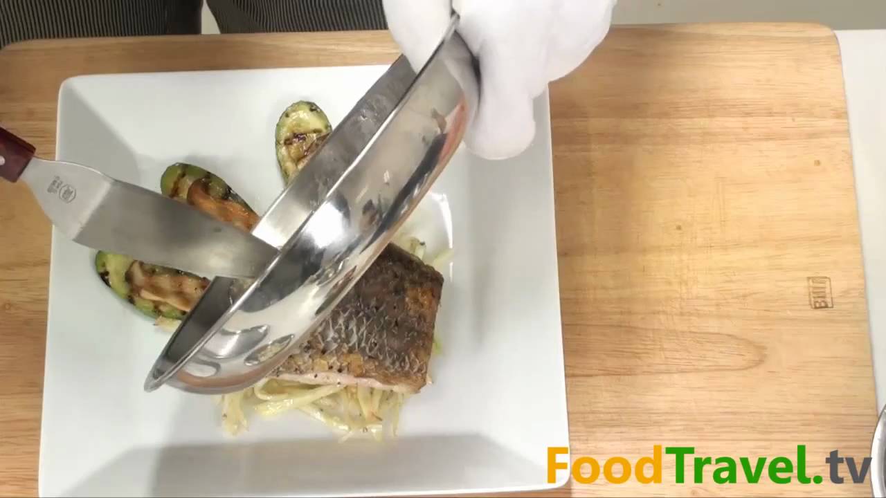 ปลากะพงย่างกับเฟนเนล Grilled Sea bass with Fennel