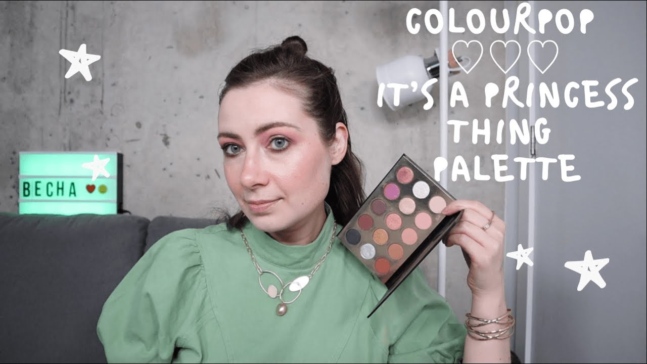 COLOURPOP // IT'S A PRINCESS THING PALETTE / ОБЗОР ПАЛЕТКИ ТЕНЕЙ