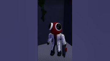 Red don’t press the button… #rainbowfriends #red #button