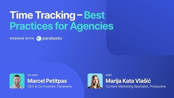 Parakeeto and Productive: Time Tracking – Best Practices